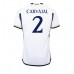 Real Madrid Daniel Carvajal #2 Domácí Dres 2023-24 Krátkým Rukávem